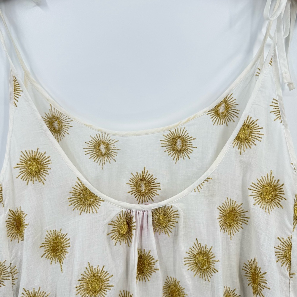 Solid & Striped The Jesse Embroidered Sun Mini Dress Size S - Picture 12 of 15